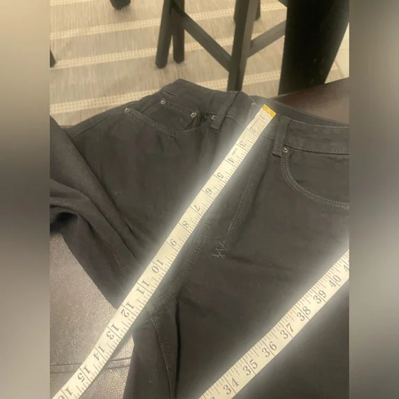 Ksubi Women’s Playback Noir High Waisted Relaxed Straight Leg Jeans 25 Black - Picture 12 of 13